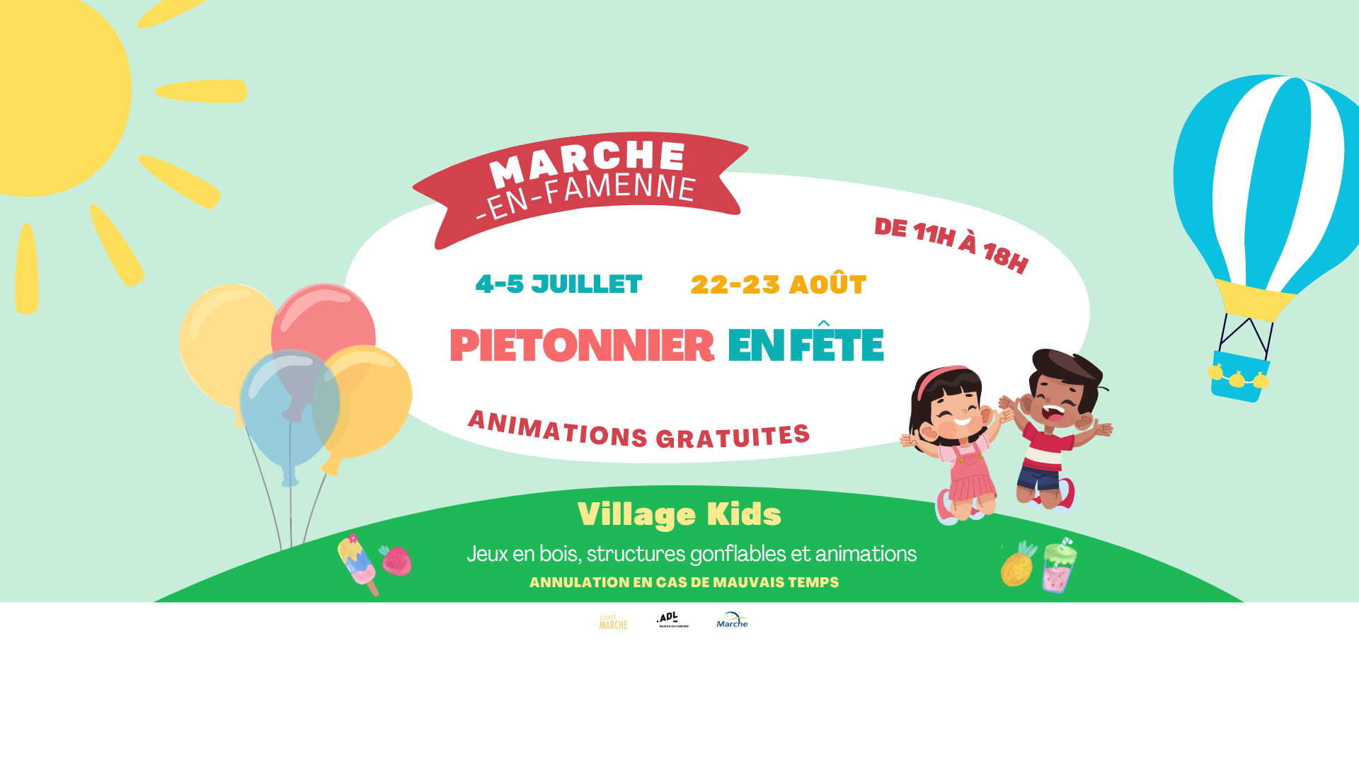 Piétonnier en fête 2026 à Marche-en-Famenne