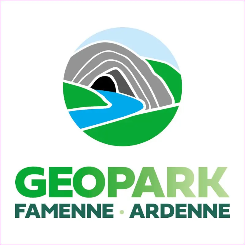 Logo officiel du Geopark Famenne-Ardenne