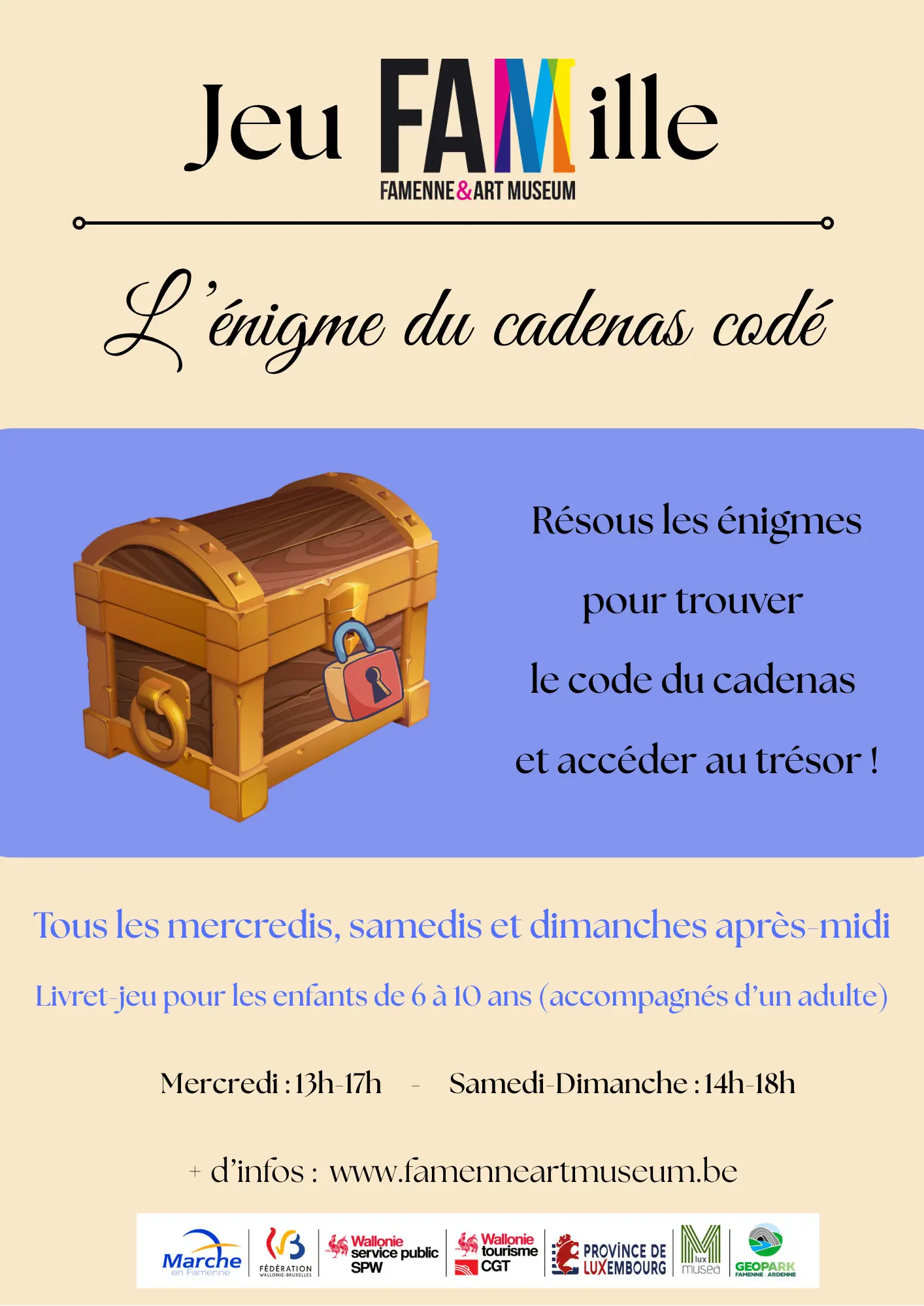 Jeu Famille au Famenne &amp; Art Museum