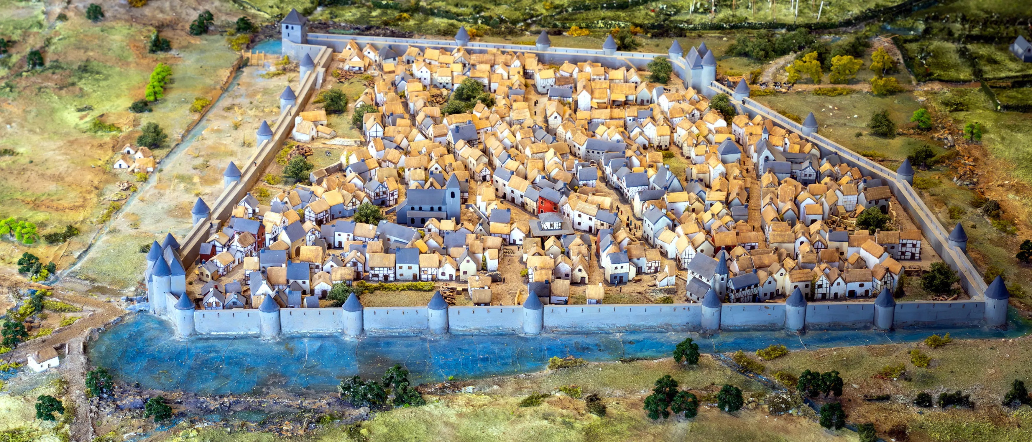 Maquette de la Ville de Marche-en-Famenne au Famenne &amp; Art Museum