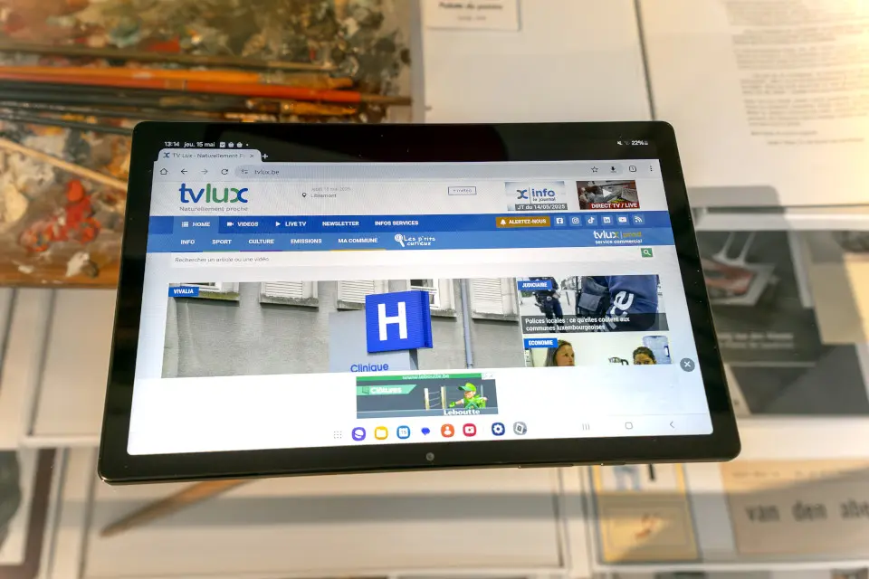 Photographie du site web de la chaîne de télévision communautaire TV Lux Site web de la chaîne de télévision communautaire TV Lux | Ⓒ 2025 CC BY-NC 4.0 Famenne & Art Museum